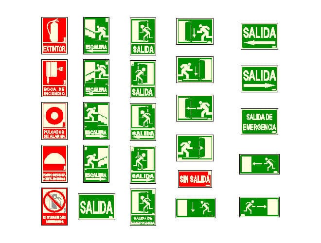 Señalización contraincendios en A Coruña